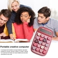 thumbnail image 3 of YAOMOBB 15-degree Tilt Calculator Desktop Calculator Operated 10 Digits Large LCD Display Square Buttons Portable Student Finance Calculator, 3 of 6