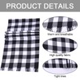 thumbnail image 3 of Lojalitet Bufanda clásica de lujo con tacto de cachemira para hombre, bufanda a cuadros, 3 of 5
