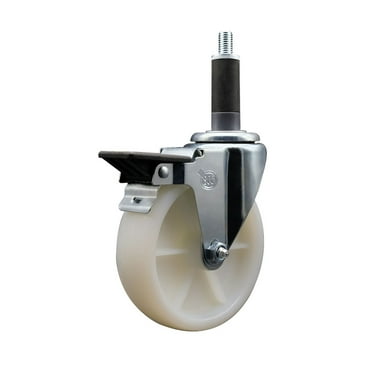 5 Inch Nylon Swivel 1 Inch Expanding Stem Caster with Brake SCC