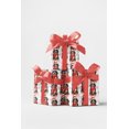 thumbnail image 3 of London Penny Premium Wrapping Paper - Snowy Santa Pup, 3 of 4