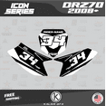 thumbnail image 2 of Kalair GFX Graphics Kit for Suzuki DRZ70 (2008-2019) Icon Series, 2 of 5