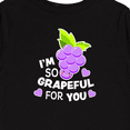 thumbnail image 4 of Inktastic Im So Grapeful For You with Cute Grapes Boys or Girls Long Sleeve Toddler T-Shirt, 4 of 5