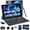 Gray, variant on Tablet 2026 Android 16 Tablets with 10.1 Inch Incell Display, 24GB RAM 256GB ROM /2TB TF, Gemini AI, T606 Octa-Core+8MP Camera, 5000mAh, Widevine L1, 2 in 1 Tablets with Keyboard Mouse Stylus, Blue