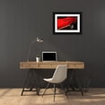thumbnail image 3 of Hausenflock, Alan 24x17 Black Ornate Wood Framed with Double Matting Museum Art Print Titled - Mighty Mustang I, 3 of 4