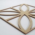 thumbnail image 5 of Ekena Millwork 15 3/8"W x 15 3/8"H x 1/4"T Medium Swansea Decorative Fretwork Wood Wall Panels, Birch, 5 of 18