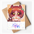thumbnail image 1 of Squirrel Thailand Shrimp Soup Welcome Back Greeting Cards Envelopes Blank, 1 of 3