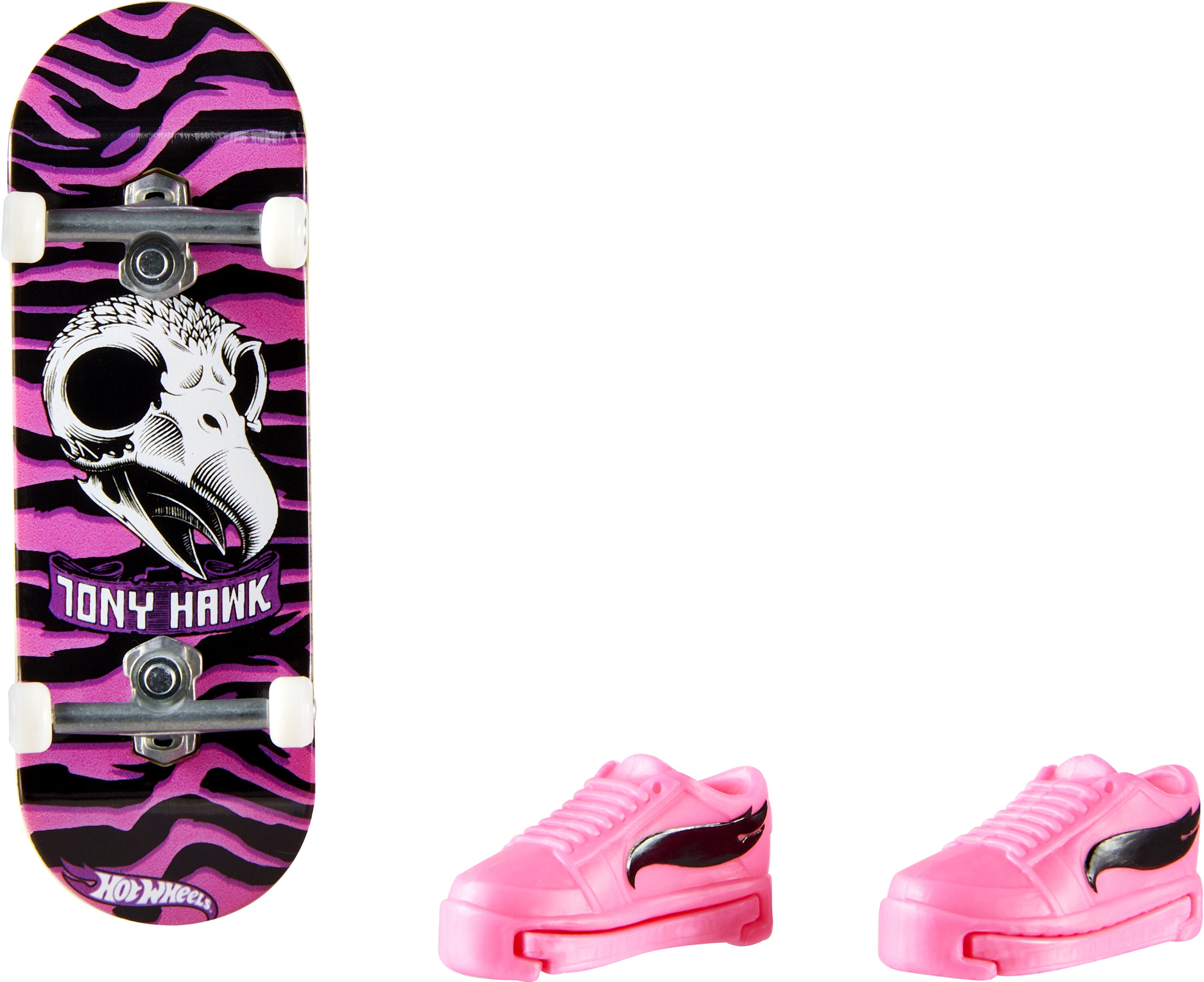 Hot Wheels Skate Tony Hawk Fingerboard & Skate Shoes, Toy for Kids (Styles May Vary)