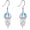 Blue Jellyfish, variant on Puffin/Axolotl/Penguin/Snake/Hummingbird Earrings for Women Sterling Silver Puffin Dangle Drop Earrings Animal Jewelry Gifts for Wife Mother Girlfriends