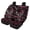 American Flag Deer Design, variant on Pzuqiu Car Seat Covers Full Set Easy to Install Polyester, Compatible with Sedan Seats SUV Seats, for most Cars Trucks, Leopard Print