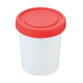 thumbnail image 4 of Vaso de pinta para helado, recipientes para guardar helado, recipiente para postres, transparente para congelador rojo, 4 of 9