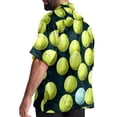 thumbnail image 3 of Tennis Men's Button Down Casual Hawaiian Print Short Sleeve Summer Beach Shirt, 3 of 6
