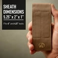 thumbnail image 5 of LEATHERMAN - MOLLE Compatible Large Nylon Sheath for Multitools, Fits 4" and 4.5" Tools, Brown, 5 of 9