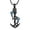 Black, variant on Anchor with Dolphin Cremation Jewelry for Ashes Holder Urn Necklace Lockets for Human Ashes Pendent for Ashes and Chain
