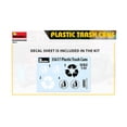 thumbnail image 2 of MiniArt Models Plastic Trash Cans New, 2 of 3