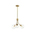 thumbnail image 5 of Trade Winds Lighting 3-Light Chandelier In Natural Brass, 5 of 6