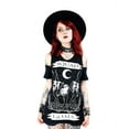 thumbnail image 5 of Restyle Squad Goals Gothic Witches Cold Shoulder Shirt, Black, XXL, 5 of 6