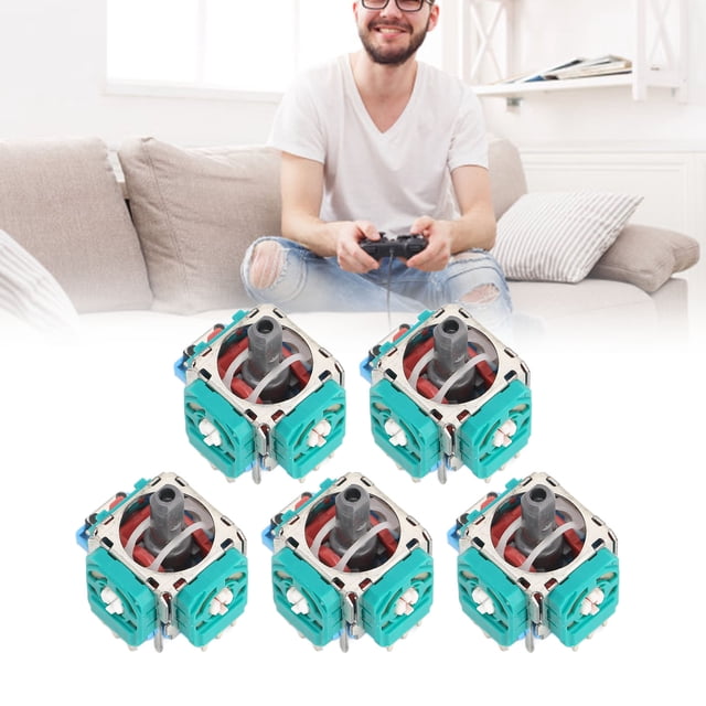 Módulo de Reemplazo del sensor Analógico 3D ejes, Controlador de Reemplazo Confidencial de 5 Piezas Compacta Joystick para Controladores de Juegos