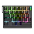 thumbnail image 2 of Teclado Computadora Teclados para Jugadores Juegos HE30 Wi 29 Teclas Interruptor Magnético RGB Retroiluminado Electrónicos Oficina Rojo, 2 of 9