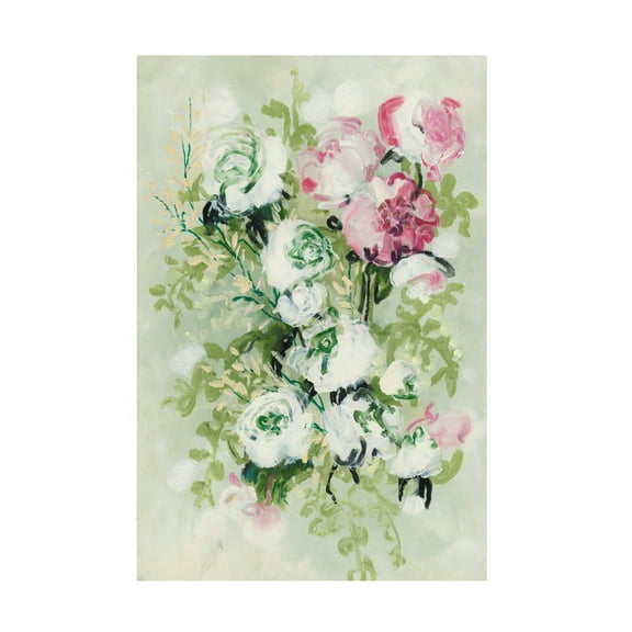 Trademark Fine Art Rosana Laiz Blursbyai Haneul painterly bouquet Canvas Wall Art