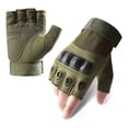 thumbnail image 1 of Guantes De Moto Con Pantalla Táctil De Medio Dedo, 1 of 7