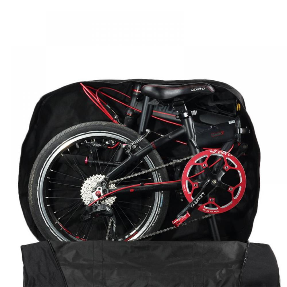 Pinprin Folding Bike Carry Bag 20 Inch Travel Bicycle Storage Bag Transport Case for for Mountain Bike 
