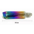 thumbnail image 2 of Motorcycle Exhaust Pipe Modified Muffler Pipe Moto Scooter Pit Bike Dirt Motocross For Nmax Tmax530 Msx125, 2 of 9