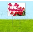 thumbnail image 1 of Happy Valentines Day (18" x 24") Yard Sign, Includes Metal Step Stake, 1 of 6