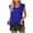 Blue, variant on Mrat Running Tank Tops Women's Cap Sleeve Tops Summer Tank Tops Casual Basic Tees Shirts Loose Blouses Casual Tank Tops for Women S-395 Green S