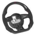 thumbnail image 2 of Volante de fibra de carbono de gamuza apto para B8.5 RS3 RS4 RS5 RS6 S7 RS7 2013-2016, 2 of 12