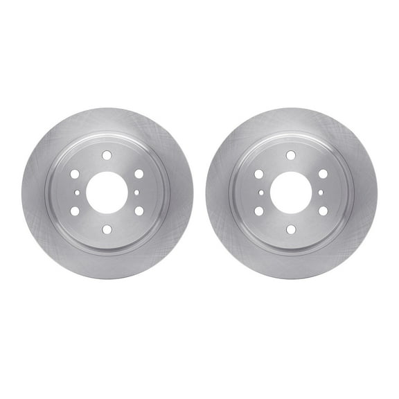 Dynamic Friction Company Rear Brake Rotors 6002-48053