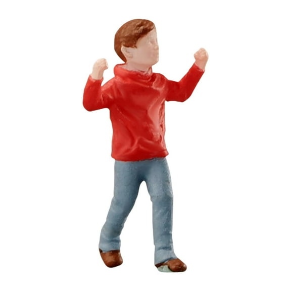 Kuntesetty 1/64 Diorama Figure Resin People Model Dollhouse Accessories Desk Ornament Table