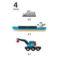 thumbnail image 3 of BRIO - 33534 | Freight Ship & Crane Set, 3 of 4