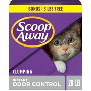 Scoop Away Extra Strength Clumping Cat Litter, Scented, 28 lbs
