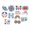 12 packs, variant on Sensory Anxieties Sticker Soothing Sensory Sticker Aesthetic Sticker for Adults Teenagers