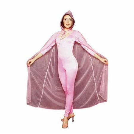 RG Costumes 75021-P Sheer 54 Inch Cape - Pink