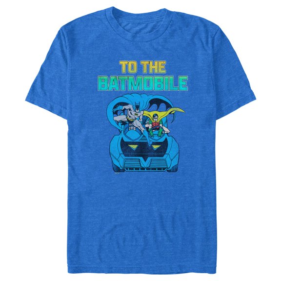 Men's Batman To the Batmobile Comic  Graphic T-Shirt