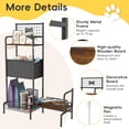 thumbnail image 5 of Elevated Dog Bowl Stand with Storage Organizer, Adjustable Raised Pet Feeding Station for Large Medium Small Breed, 5 of 6