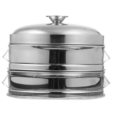 

1 Set Stackable Steamer Basket with Lid Kitchen Food Steamer Pot Accessories