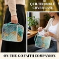 thumbnail image 2 of FOR U DESIGNS Green Gold Marble Print Bible Cover Case for Women Men,Lightweight Study Bible Carrying Cases Church Bag Bible Protective Christian Bible Accessories, 2 of 7