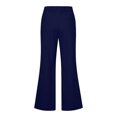 thumbnail image 3 of Grblisyd School Uniform Pants for Girls Flare High Waist Elastic Dress Trousers Fashion Button Trouser Back To School Outfits, 3 of 5