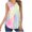 Pink, variant on Aoochasliy Tank Tops for Women Women's Fashion Sling Vest Sleeveless Round-Neck Tops Printed Blouse Buttons Vest