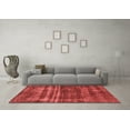 thumbnail image 3 of Ahgly Company Indoor Square Oriental Red Industrial Area Rugs, 3' Square, 3 of 4