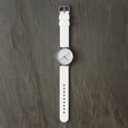thumbnail image 3 of Hweilai Watch Straps - Colorful Rubber Watch Strap - Replacement Silicone Strap for Classic or Connected Watch - Quick Release - Large Choice of Colors，White,20mm,, 3 of 5