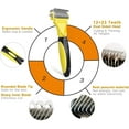 thumbnail image 2 of Dog brush and cat brush, professional dog hair removal combs and long haired dog brushes, dog and cat comb rakes effectively reduce hair loss by 90%, 2 of 3