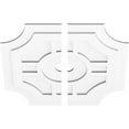 thumbnail image 2 of 30"OD x 3"ID x 10"C x 1"P Haus Architectural Grade PVC Contemporary Ceiling Medallion, Two Piece, 2 of 11