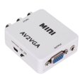 thumbnail image 1 of serony Convenient AV to VGA Video Audio converter Adapter High Quality TV Set-top Box Video Converter with USB Cable for Monitor Laptop Desktop PC TV, 1 of 9