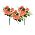 thumbnail image 2 of Ramo de 3 hortensias artificiales: hortensias artificiales realistas para sala de estar, oficina, centros de mesa de boda y arreglos florales DIY., 2 of 6