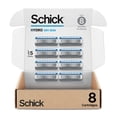 thumbnail image 1 of Recambios de afeitar Schick Hydro Dry Skin para hombre, 8 unidades, 1 of 5