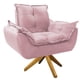 thumbnail image 2 of Sillón Odette base giratoria - Rosa claro WEIK Odette, 2 of 5