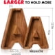 thumbnail image 4 of ladenk Hucha de Madera Extra Grande con Letras para niños de 12 Pulgadas - Hucha para niños y niñas - Banco con Inicial C - Hucha con Alfabeto para cumpleaños, 4 of 4